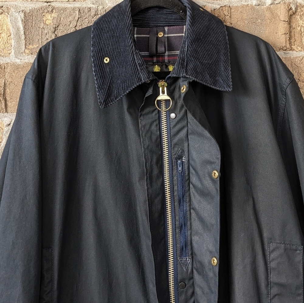 Barbour Black Military Field Jacket - Picture 2 of 11
